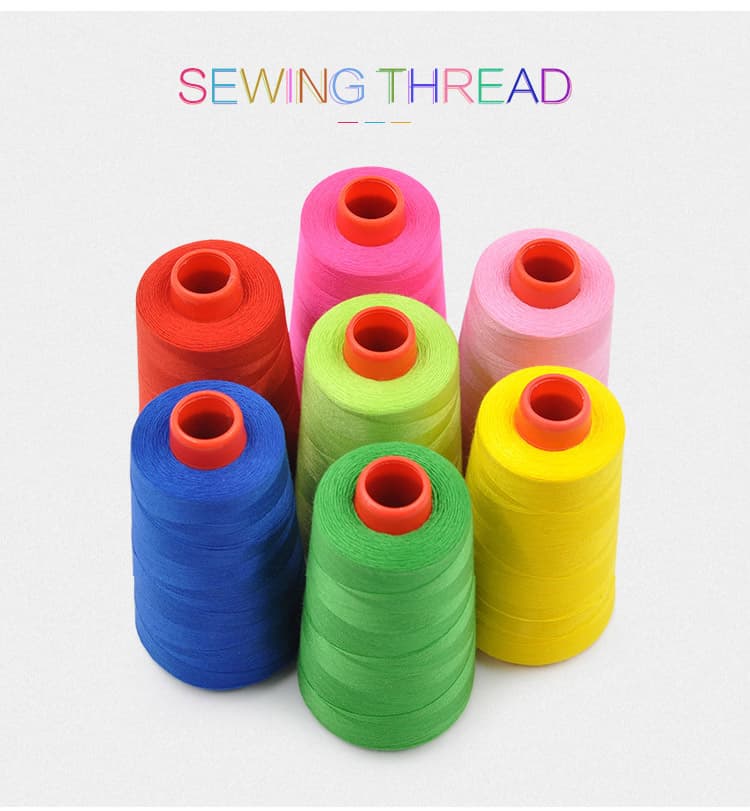 Anti_Pilling Ring spun 100_ spun polyester sewing thread